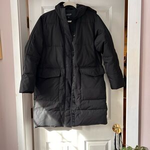 Everlane oversized puffer Black